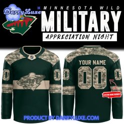 Minnesota Wild 2024 Military Appreciation Night Hockey Jersey