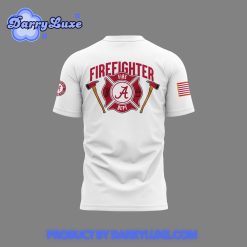 Alabama Crimson Tide x 2024 Firefighter Appreciation White Shirt