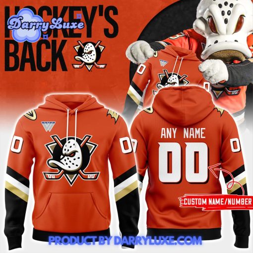 Anaheim Ducks Orange Home Breakaway Hoodie