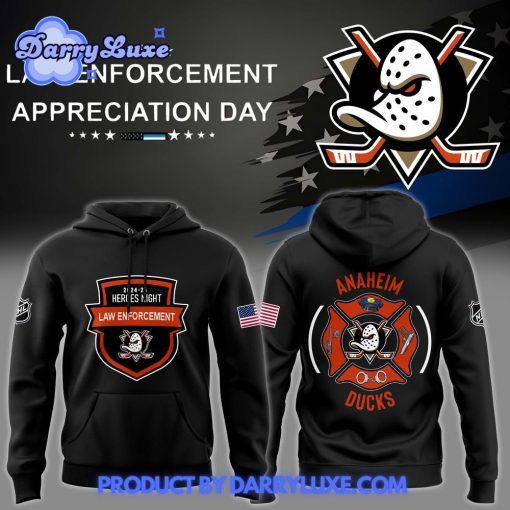 Anaheim Ducks x Law Enforcement Appreciation Night Hoodie