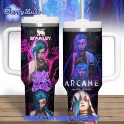 Arcane League of Legends “Jinx Was Here” Stanley Tumbler