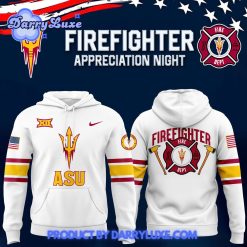 Arizona State Sun Devils x 2024 Firefighter Appreciation White Hoodie