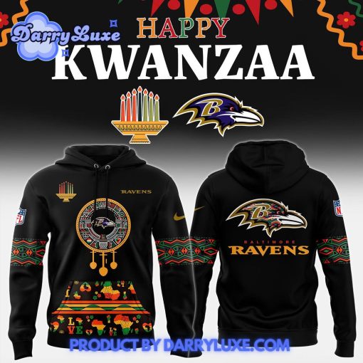 Baltimore Ravens x Happy Kwanzaa Premium Limited Hoodie