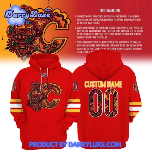 Calgary Flames NHL South Asian Celebration Hoodie