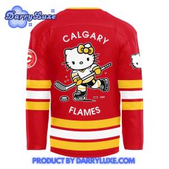 Calgary Flames x Hello Kitty 50th Anniversary Hockey Jersey