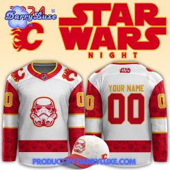 Calgary Flames x Star Wars Night 2024 Hockey Jersey