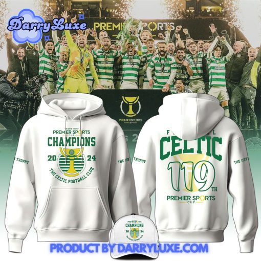 Celtic Football 119th Champion Hoodie Set White