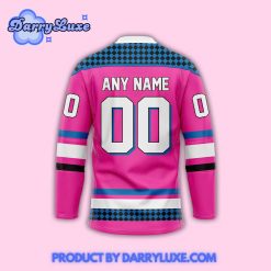 Charlotte Checkers Neon Night Personalized Hockey Jersey