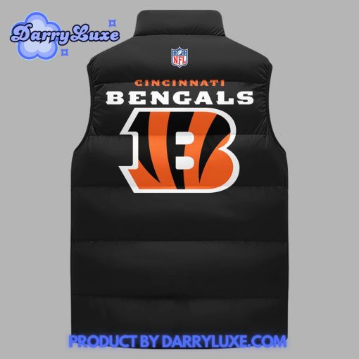 Cincinnati Bengals NFL Sleeveless Puffer Down Vest