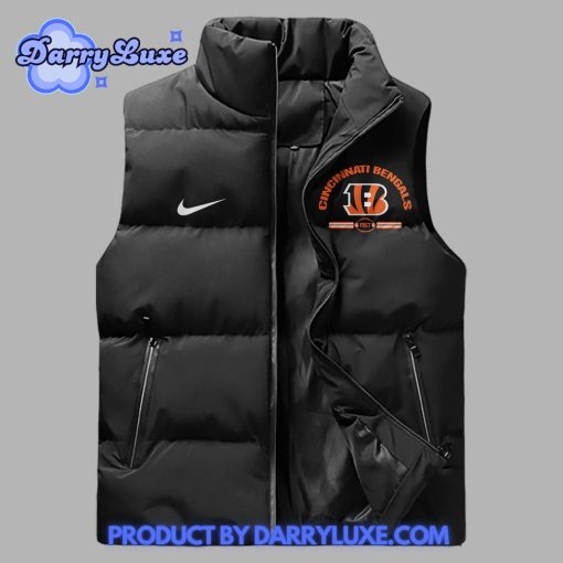 Cincinnati Bengals NFL Sleeveless Puffer Down Vest