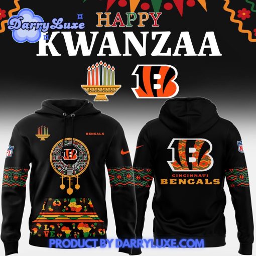 Cincinnati Bengals x Happy Kwanzaa Premium Limited Hoodie