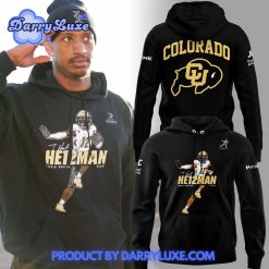 Colorado Football Travis Hunter HE12MAN Black Hoodie