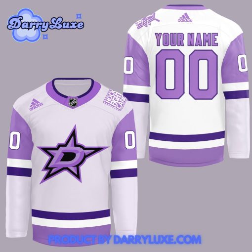 Dallas Stars x Hockey Fights Cancer Night Hockey Jersey