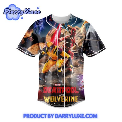 Deadpool And Wolverine Marvel Studios Baseball Jersey