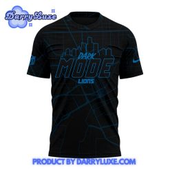 Detroit Lions Back In Black Shirt 2024