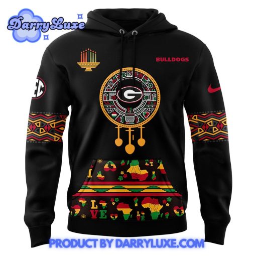 Georgia Bulldogs x Happy Kwanzaa Premium Limited Hoodie