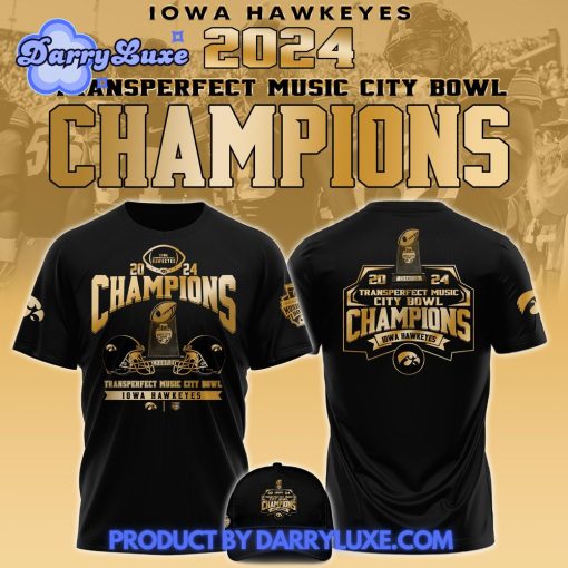 Iowa Hawkeyes NCAA Music City Bowl Champions Shirt