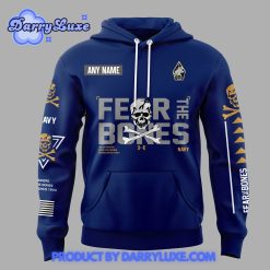 Jolly Rogers Navy Midshipmen Football Hoodie Set Blue