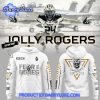 Jolly Rogers Navy Midshipmen Football Hoodie Set Blue