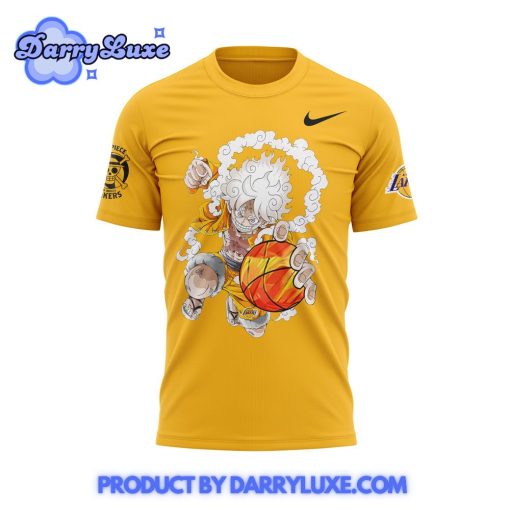 Luffy Gear 5 are joining the Lakers for One Piece Night Nike Shirt