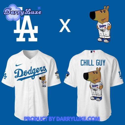 MLB Los Angeles Dodgers x Chill Guy Baseball Jersey