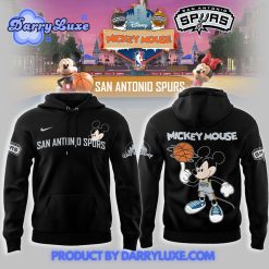 Mickey Mouse x San Antonio Spurs Night Hoodie Set