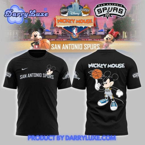 Mickey Mouse x San Antonio Spurs Night Shirt