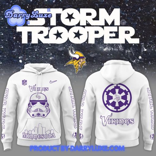 Minnesota Viking x Storm Trooper Star Wars Hoodie Set