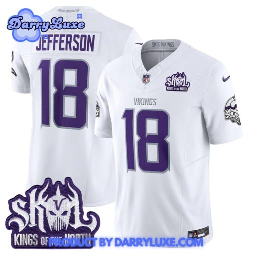 Minnesota Vikings Winter Warrior x Justin Jefferson Football Jersey