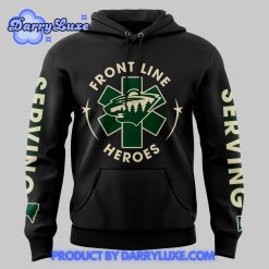 Minnesota Wild x 2025 Front Line Appreciation Night Hoodie, Cap