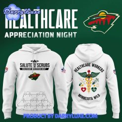 Minnesota Wild x 2025 Healthcare Appreciation Night White Hoodie