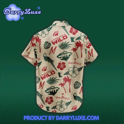 Minnesota Wild x Margaritaville Night Hawaiian Shirt