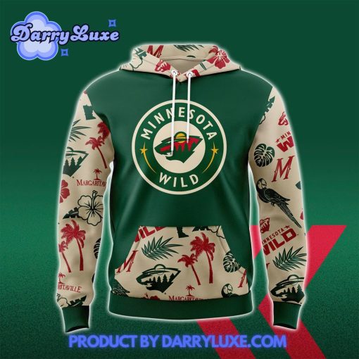 Minnesota Wild x Margaritaville Night Premium Hoodie, Cap