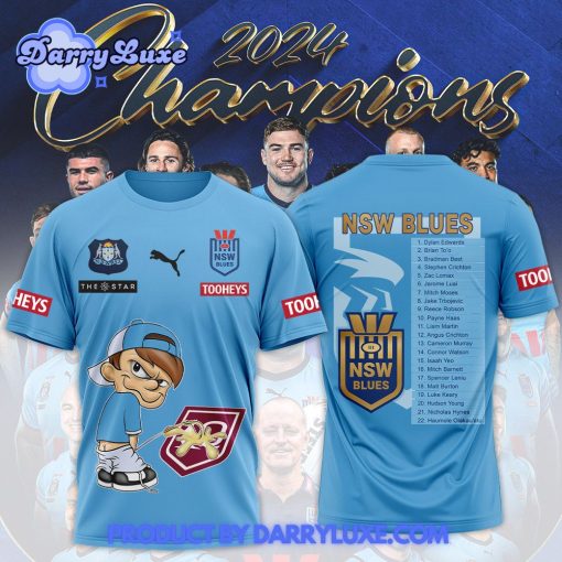 NSW Blues State Of Origin Special 2024 Champions Shirt