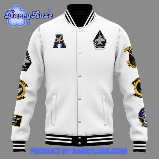 Navy Midshipmen Football Fear The Bones 2024 Baseball Jacket