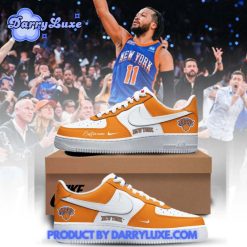 New York Knicks NBA Customized Special Nike Air Force 1