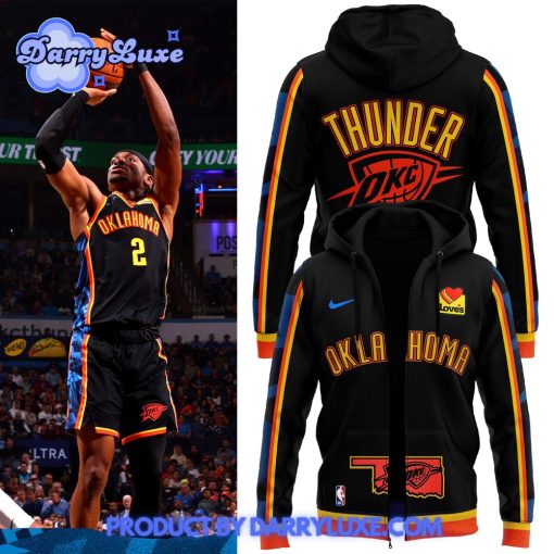 Oklahoma City Thunder Nike City Edition Swingman Zip Hoodie 2024