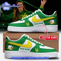 Oregon Ducks Women’s Basketball Customized Nike Air Force 1