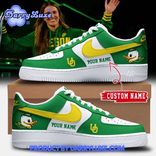 Oregon Ducks Women’s Basketball Customized Nike Air Force 1