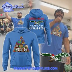 Philadelphia Eagles Christmas Hoodie Blue