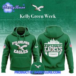 Philadelphia Eagles Kelly Green Mood Noard Hoodie, Cap