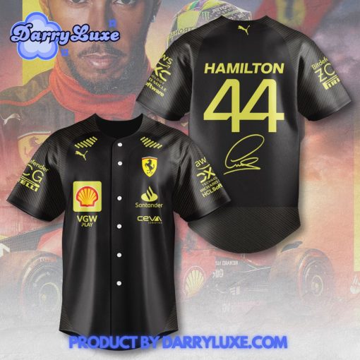 Scuderia Ferrari x Lewis Hamilton Baseball Jersey