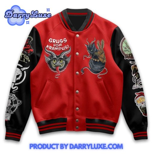 Silent Night Deadly Night & Krampus Baseball Jacket