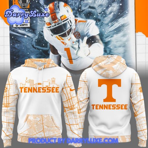 Tennessee Vols Football Skyline Special White Hoodie