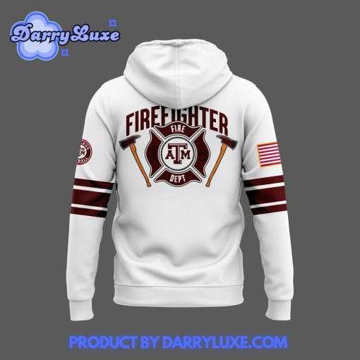 Texas A&M Aggies x 2024 Firefighter Appreciation White Hoodie