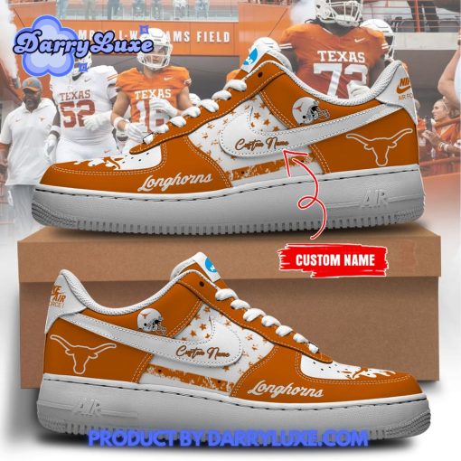 Texas Longhorns Football New Personalized 2025 Nike Air Force 1