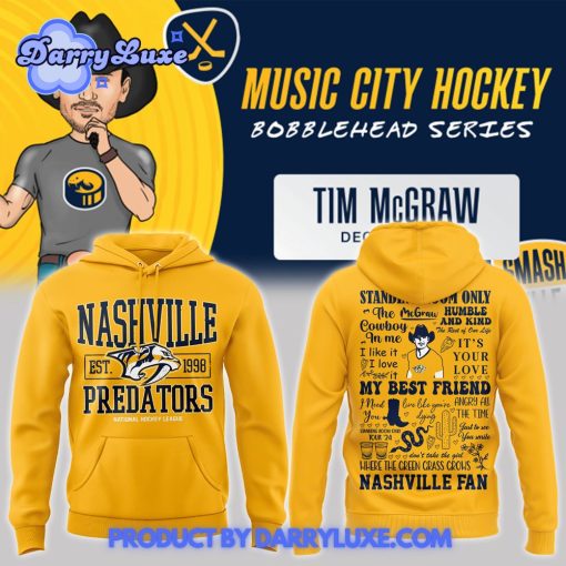 Tim McGraw Nashville Predators Hoodie