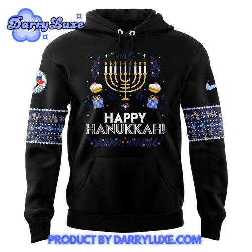 Toronto Blue Jays x 2024 Happy Hanukkah Premium Hoodie