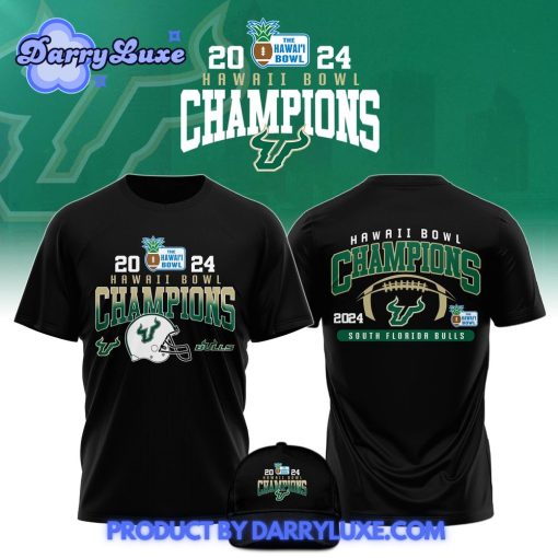 USF Bulls Bowl Hawaii Champions Shirt Black