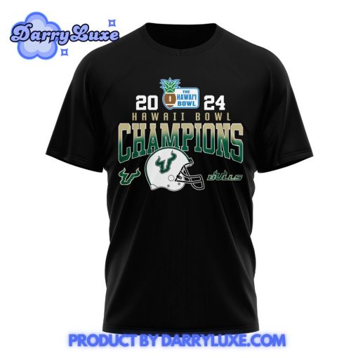 USF Bulls Bowl Hawaii Champions Shirt Black